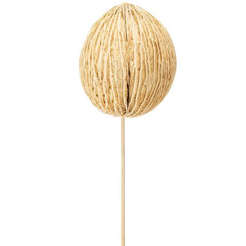 gjenstander Mintolla-ball bleket 8 cm - 10 cm L46 cm 6 stk