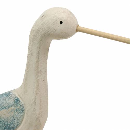 Floristik24 Vadertre hvitblå 21,5x5,5cm H37cm