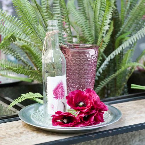 Floristik24 Valmue lilla 29cm 6stk