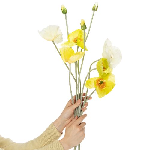 gjenstander Kunstig valmuedekorasjon for stuer og kontorer, 95 cm