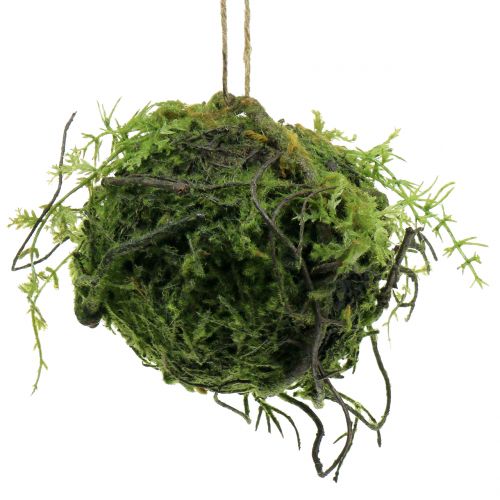 Moseboll Kokedama kunstgrønn Ø13cm