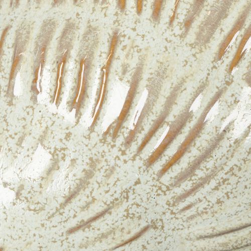 gjenstander Keramikkskål med skjelldesign for elegant dekorasjon i stuen, 23 cm