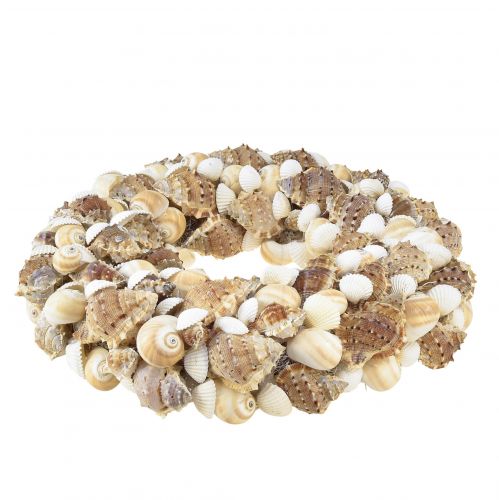 Floristik24 Skallkrans sneglekrans for oppheng maritime Ø35cm