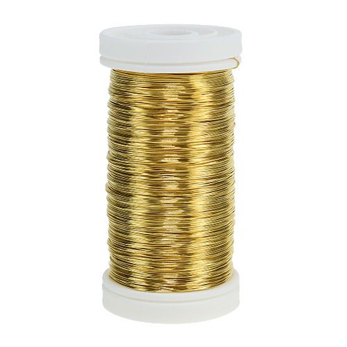 Floristik24 Myrtråd gull 0,30mm 100g