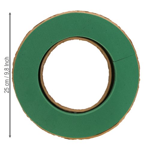 Floristik24 Våt blomsterskumkransbunn av papp Ø25 cm 2 stk