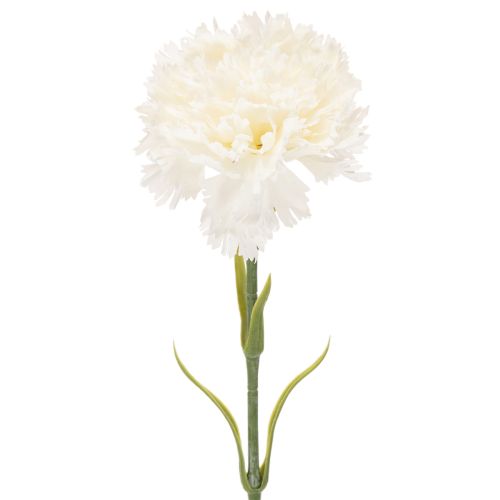 Kunstig nellikblomst med stilk til buketter og kranser, 56 cm, 8 stk. kjøpe | Floristik24.no