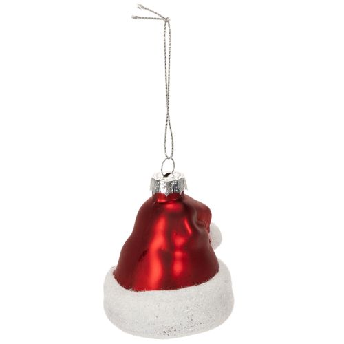 Julekule i glass, 8 cm, 6 stk. | Floristik24.no