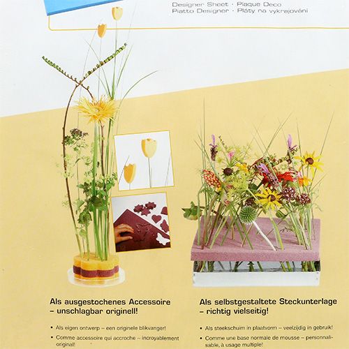 Floristik24 OASIS® Designer tallerkener Elfenben Elfenben 3 stk