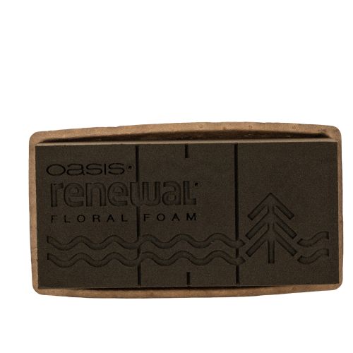 Blomsterskum 1/1 murstein OASIS® Renewal® Blomsterskum Biolit® 24 cm 2 stk