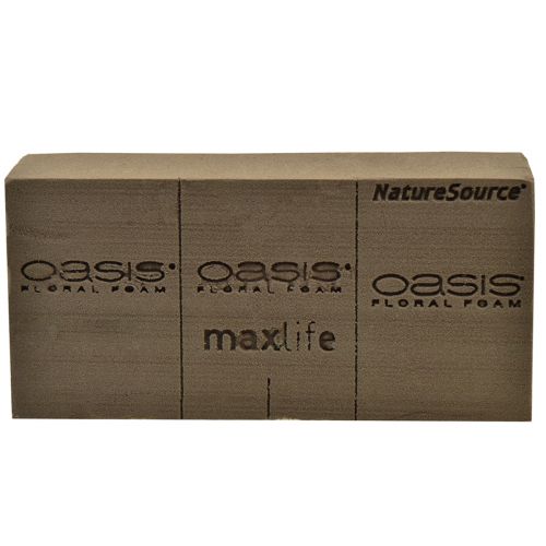 gjenstander Oasis NatureSource Maxlife Floral Foam Murstein Brun 23×11×7,5 cm 1 stk.