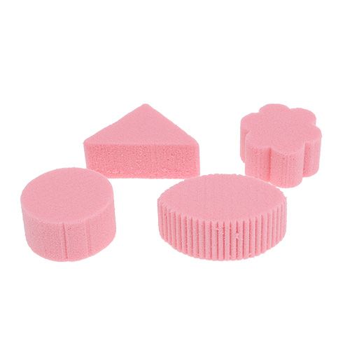 Floristik24 Blomsterskum canapes rosa 5cm 45p