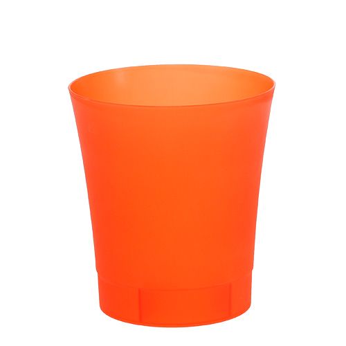 Orkidégryte plast oransje Ø12,5cm H14cm, 1st
