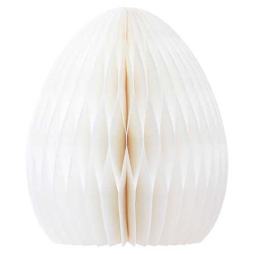 gjenstander Påskepynt papir honeycomb egg for plassering av honeycomb krem H30cm