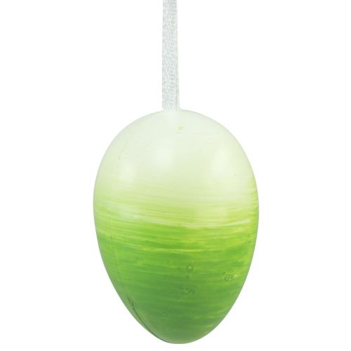 gjenstander Påskeegg til oppheng av plastegg farget 4×5,5cm 10 stk