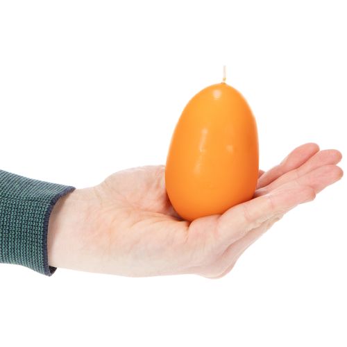 gjenstander Eggformet lys til påskedekorasjon, perfekt påskestemning i huset, 9 cm, 20 timer, 6 stk.