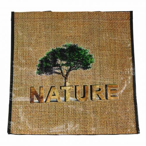 Floristik24 Handlepose med håndtak Naturplast 40 × 20 × 40cm