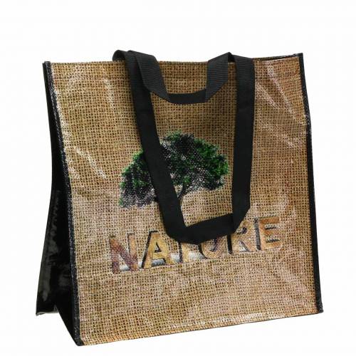 Floristik24 Handlepose med håndtak Naturplast 40 × 20 × 40cm