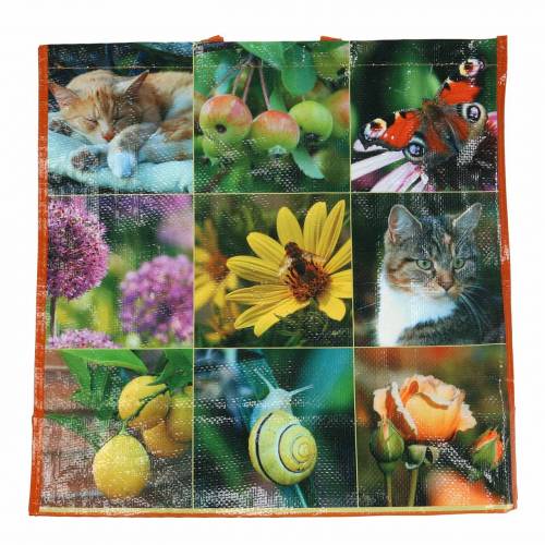 Floristik24 Handlepose med håndtak piknikplast 45×20×44cm