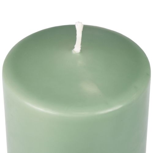 PURE søylelys grønn smaragd Wenzel lys 90/70mm