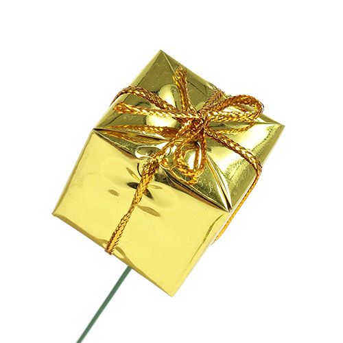 Floristik24 Pakke 2,5 cm på wire gull 60stk