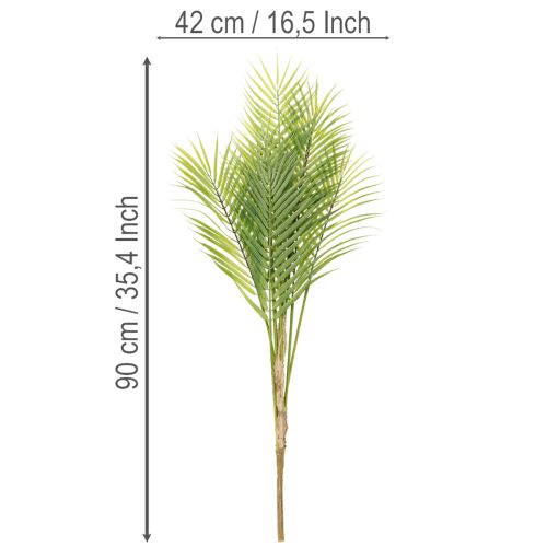 Kunstig palmegren, kunstig plante til arrangementer, 90 cm | Floristik24.no