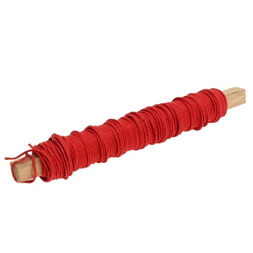 Papirsnor wire pakket Ø0,8mm 22m rød