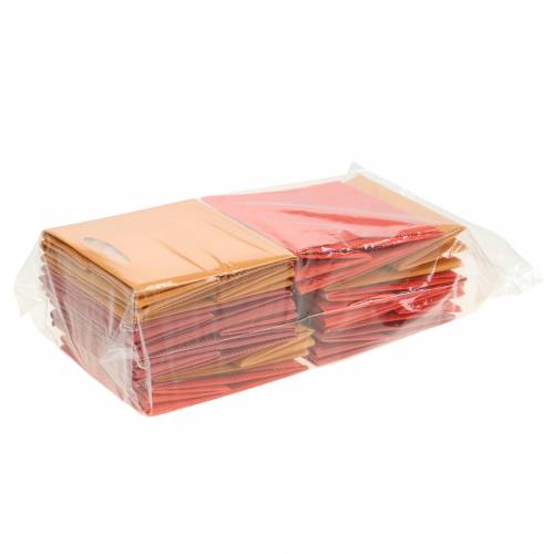 Floristik24 Papirpose blomsterpotte planterblanding oransje 10,5cm 12p