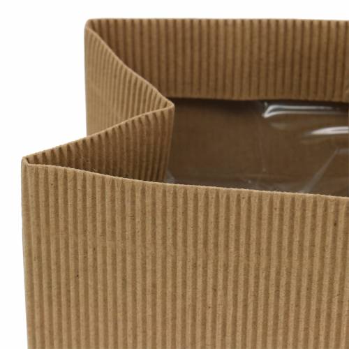 Floristik24 Papirpose blomsterpotte planter naturlig 10,5cm 6stk