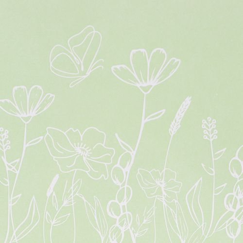 gjenstander Gavepose med blomsterdesign, liten gavepose til spesielle anledninger, 12 cm, 12 stk.