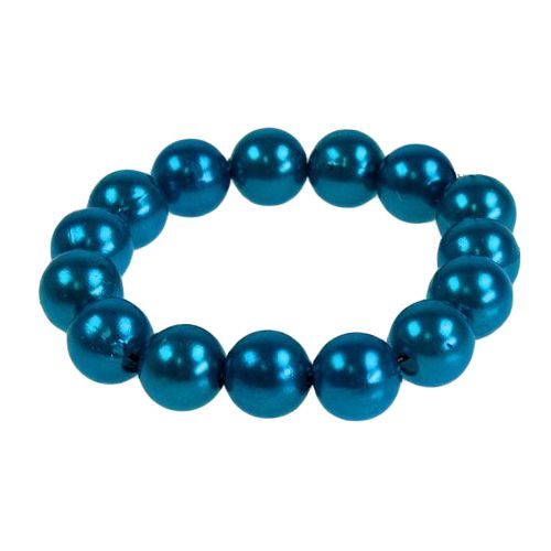 Deco perler Ø8mm blå 250p
