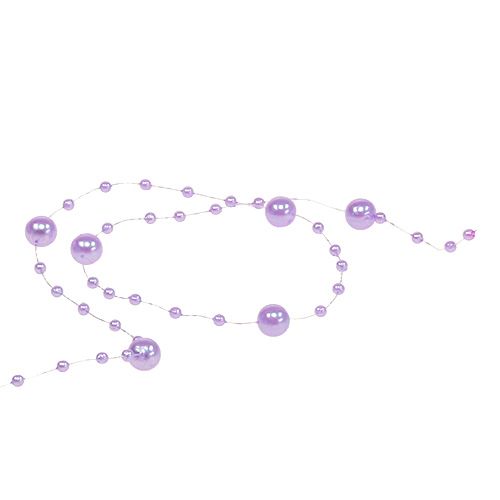 gjenstander Perlesnor lilla 6mm 15m