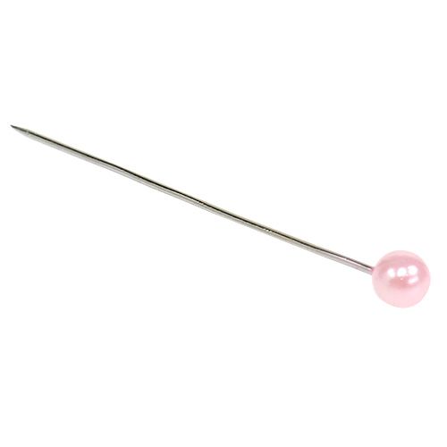 gjenstander Perlehodepinner rosa Ø4mm 4cm 150p