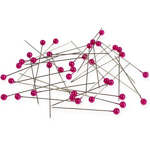 Perlehodenåler Ø6mm 65mm rosa