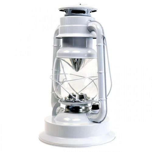 Parafinlampe LED-lanterne varmhvit dimbar H34,5cm