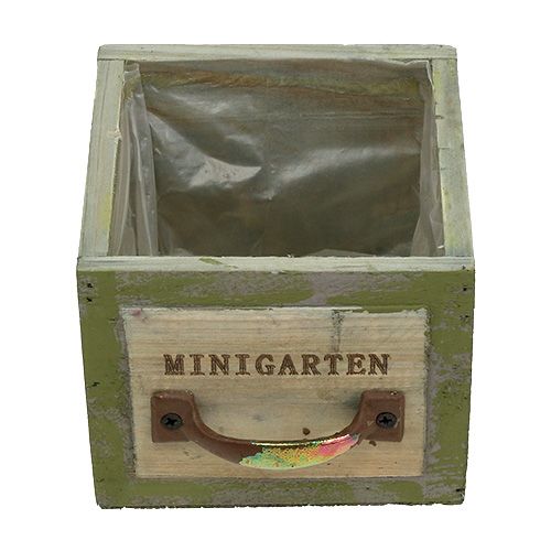 Floristik24 Planteskuff treverk 11,5 cm x 11 cm