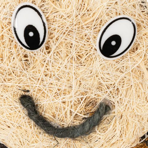 gjenstander Biefigur laget av naturlige materialer med et søtt design til barnerom, 24 cm, 2 deler