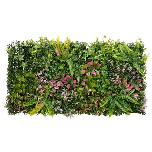 Kunstig plantevegg 100 x 55 cm vertikal grønnsak