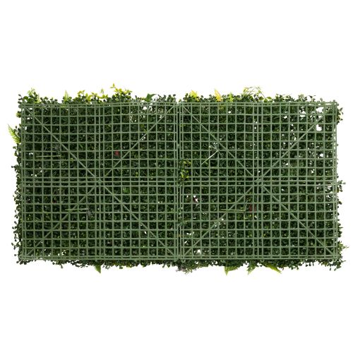 Kunstig plantevegg 100 x 55 cm vertikal grønnsak | Floristik24.no