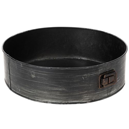 Floristik24 Blomsterkasse, dekorativ bakeform, springform for planting, metalldekorasjon Ø24cm H7,5cm