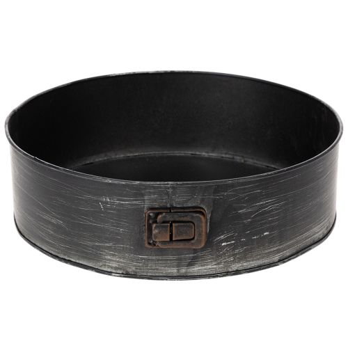 gjenstander Blomsterkasse, dekorativ bakeform, springform for planting, metalldekorasjon Ø24cm H7,5cm