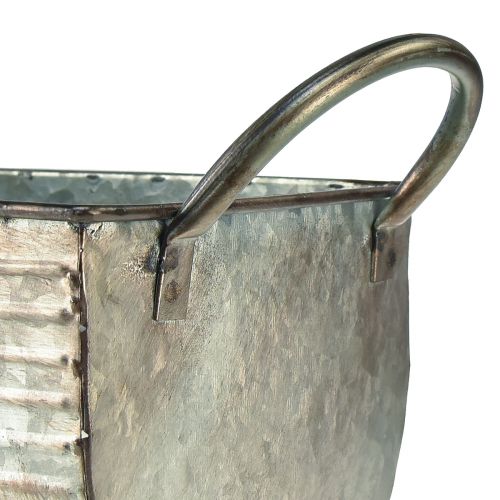 Floristik24 Plantekar renne metall L44cm/37,5cm sett med 2