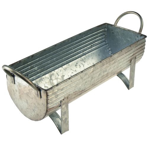 Floristik24 Plantekar renne metall L44cm/37,5cm sett med 2