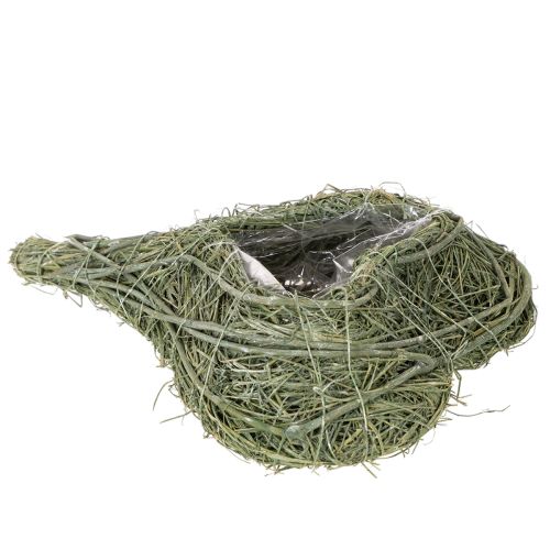 Naturlig plantehjerte til blomsterdekorasjon med folie, 25 cm | Floristik24.no