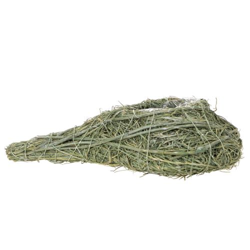 Naturlig plantehjerte til blomsterdekorasjon med folie, 25 cm | Floristik24.no