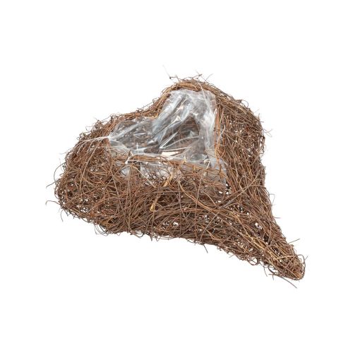 Floristik24 Plantehjerte vinranke hjerte planteskål naturlig Salim 21×20,5×6cm
