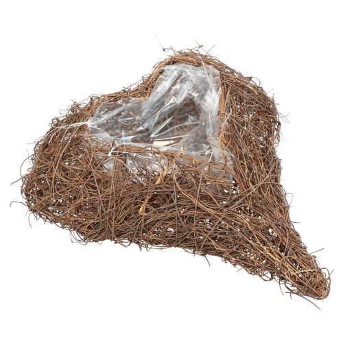 Floristik24 Plantehjerte vinranke hjerte planteskål naturlig Salim 25x30x6cm