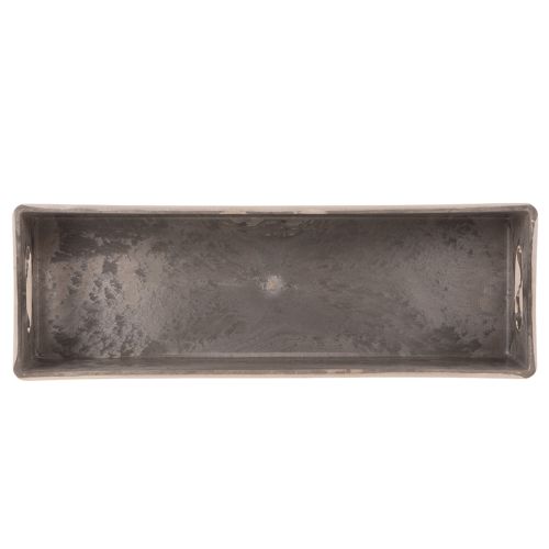 Kompakt rektangulært brett, allsidig bruk for dekorasjon og planting, 23 cm | Floristik24.no