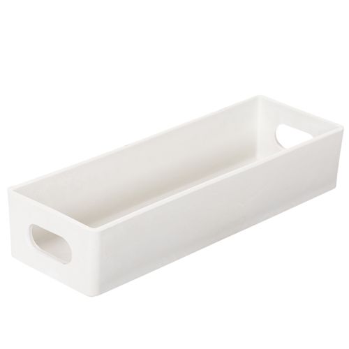 Rektangulært brett med håndtak for oppbevaring og borddekorasjon, 32 cm