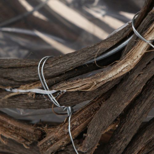 Floristik24 Plantekurv Tredråper Naturlig 38x18cm / 23x13cm Sett med 2