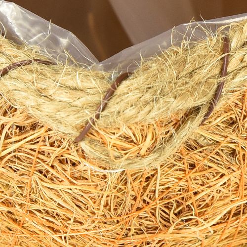 gjenstander Plantekurv gresskar med folie høstdekorasjon oransje Ø18cm H15cm